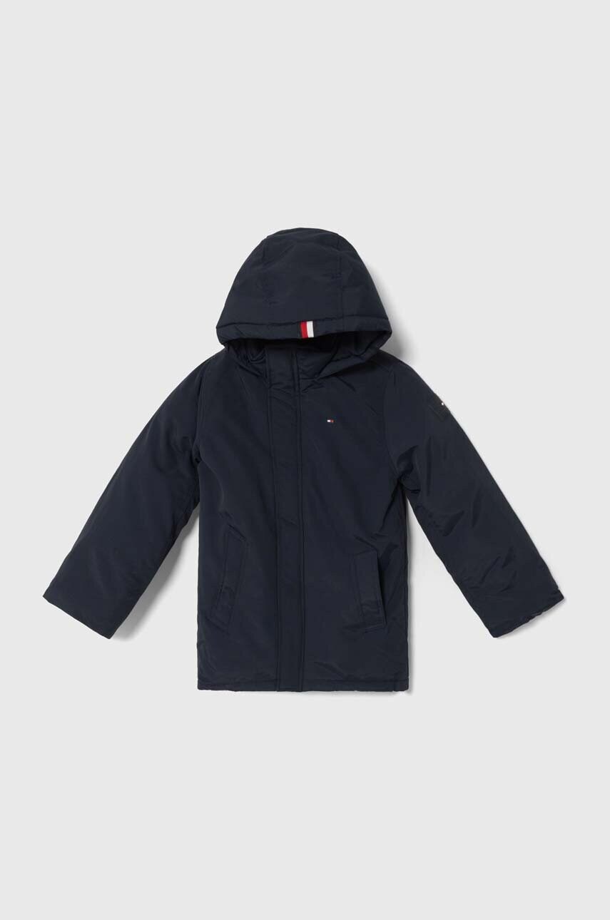 

Детско яке Tommy Hilfiger в тъмносиньо, Тъмносин