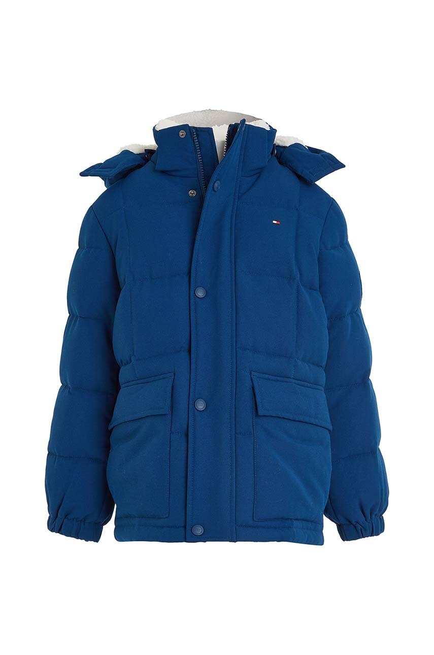 

Дитяча куртка Tommy Hilfiger колір синій