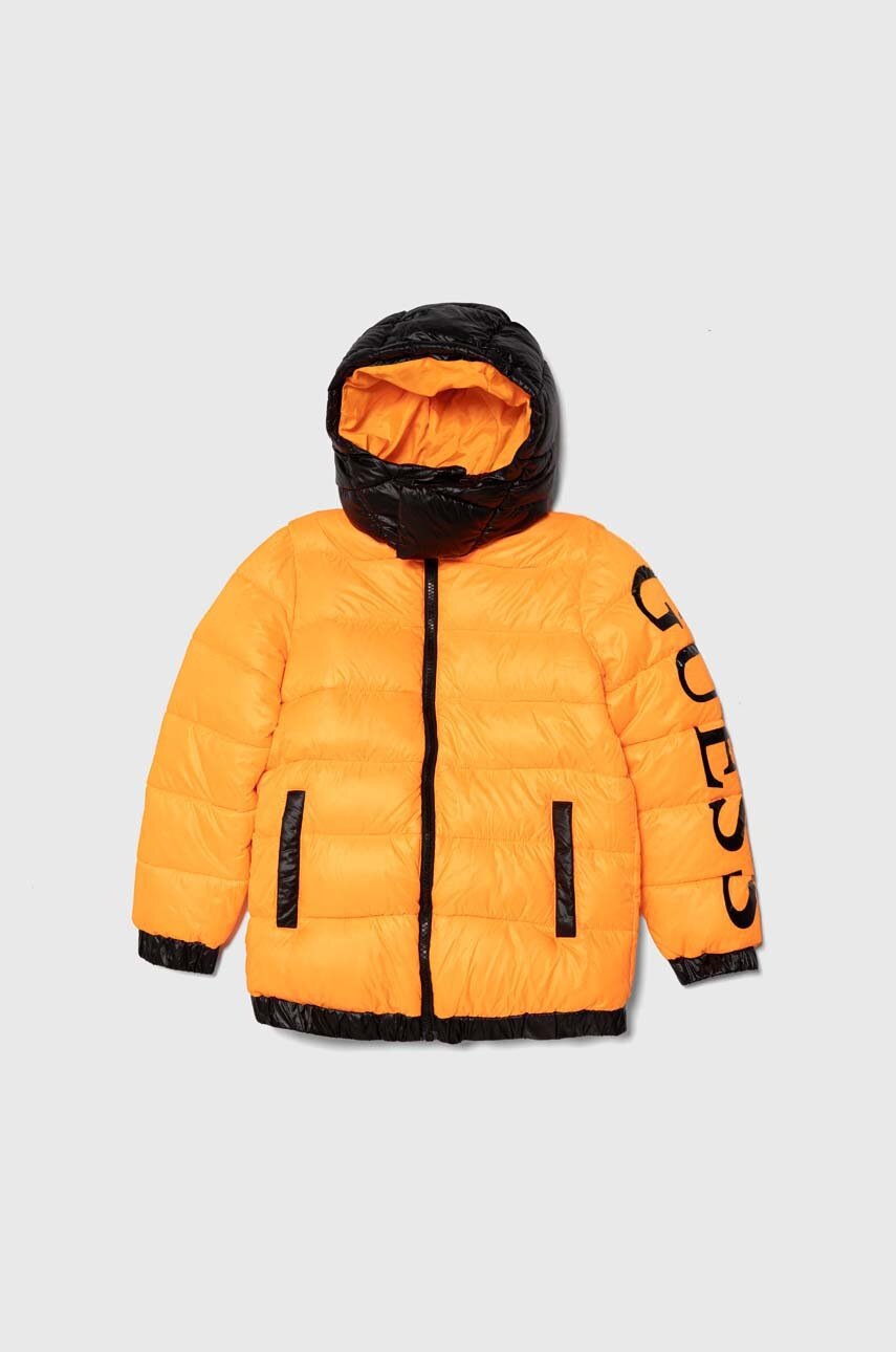 

Детская куртка Guess цвет оранжевый