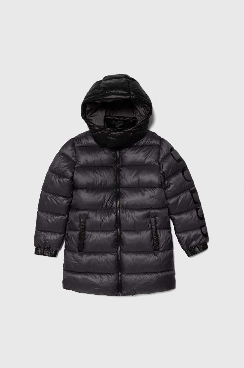 Детская куртка Guess цвет серый Детская куртка Guess цвет серый