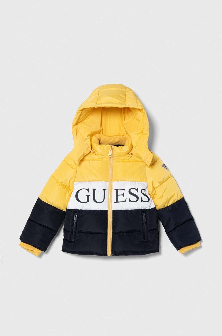 

Дитяча куртка Guess колір жовтий