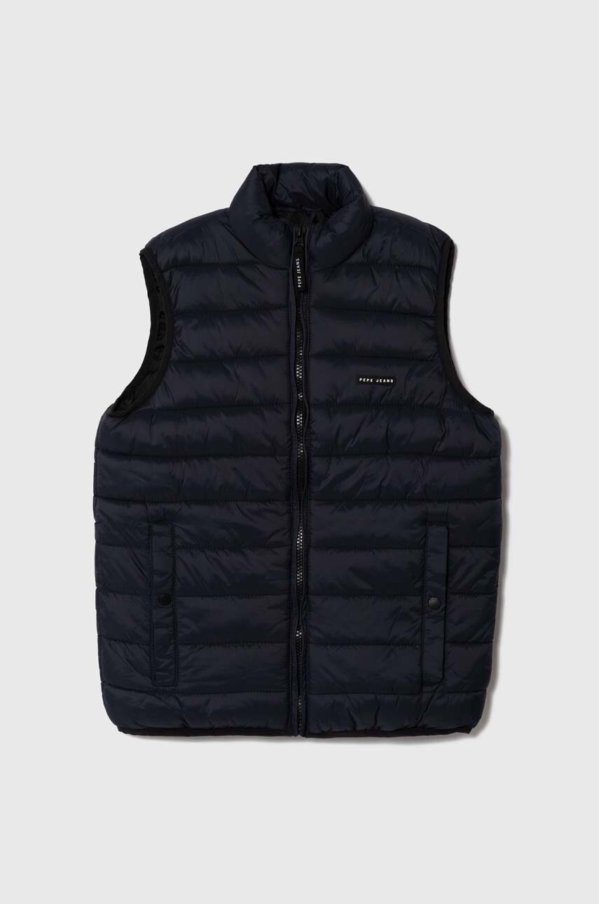 Детская безрукавка Pepe Jeans Outerw Gilet цвет синий Детская безрукавка Pepe Jeans Outerw Gilet цвет синий