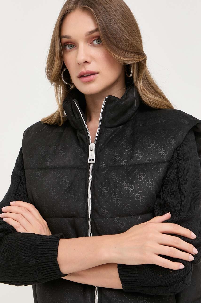 

Безрукавка Guess жіночий колір чорний зимовий