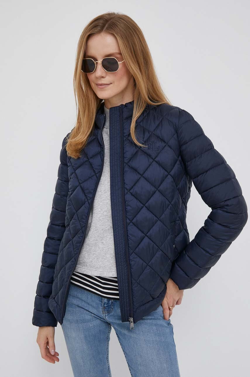 

Куртка Lauren Ralph Lauren жіноча колір синій перехідна