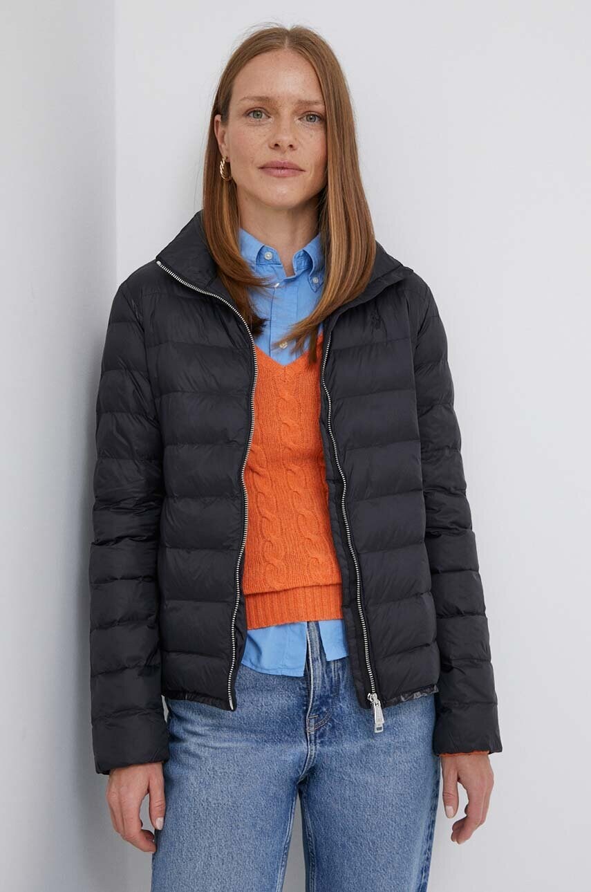 

Куртка Polo Ralph Lauren женская цвет чёрный зимняя