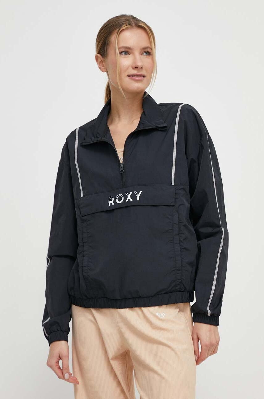 Roxy windbreaker TERREX Bold Moves x Mizuno culoarea negru, de tranziție, oversize ERJBP04748