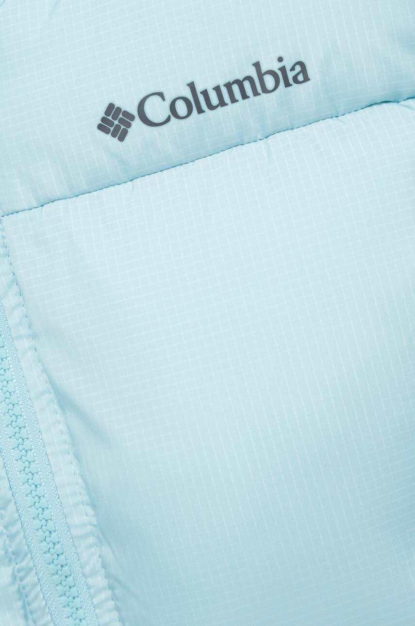 Куртка Columbia жіноча колір бірюзовий зимова 