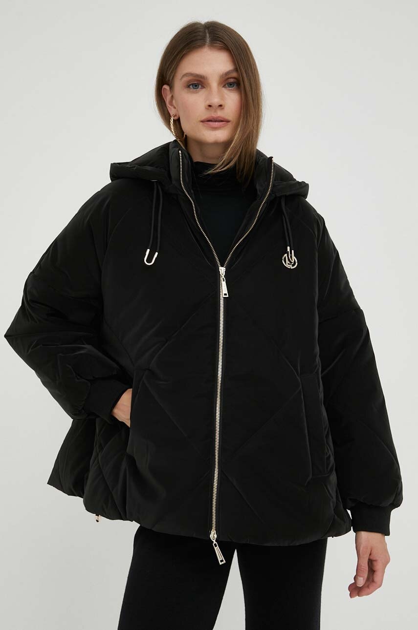 

Куртка Liu Jo женская цвет чёрный зимняя oversize