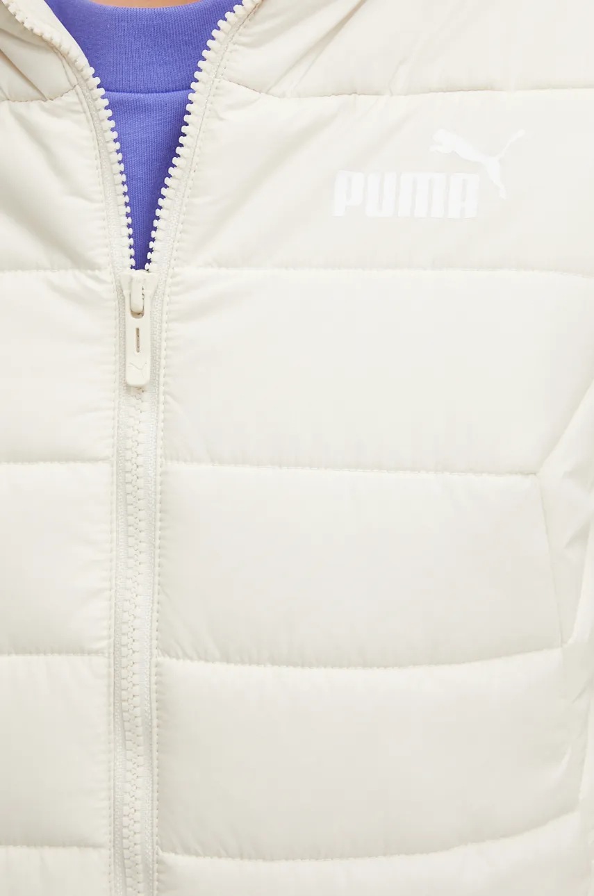Куртка Puma жіноча колір білий зимова 