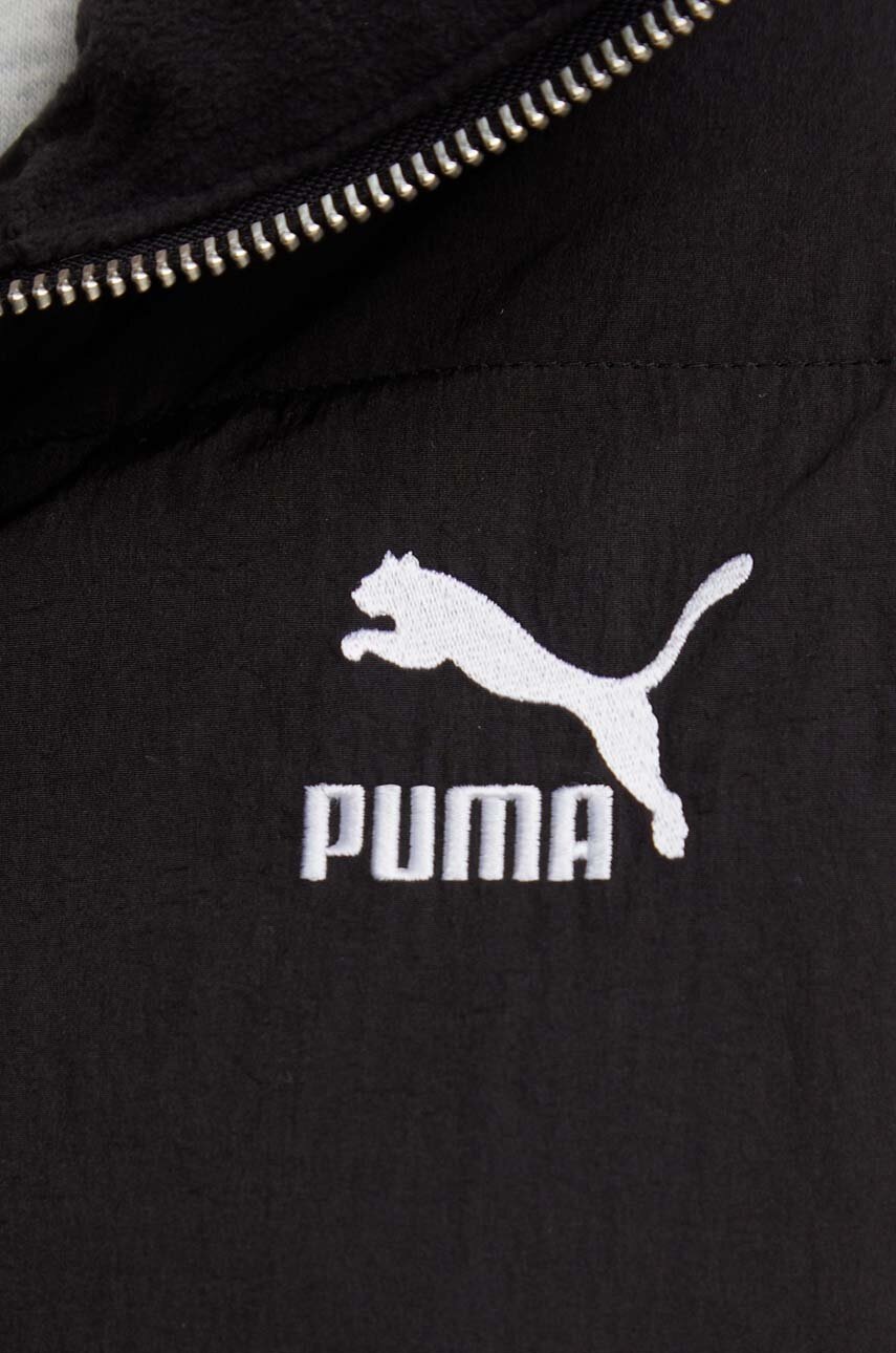 Куртка Puma жіноча колір чорний зимова 