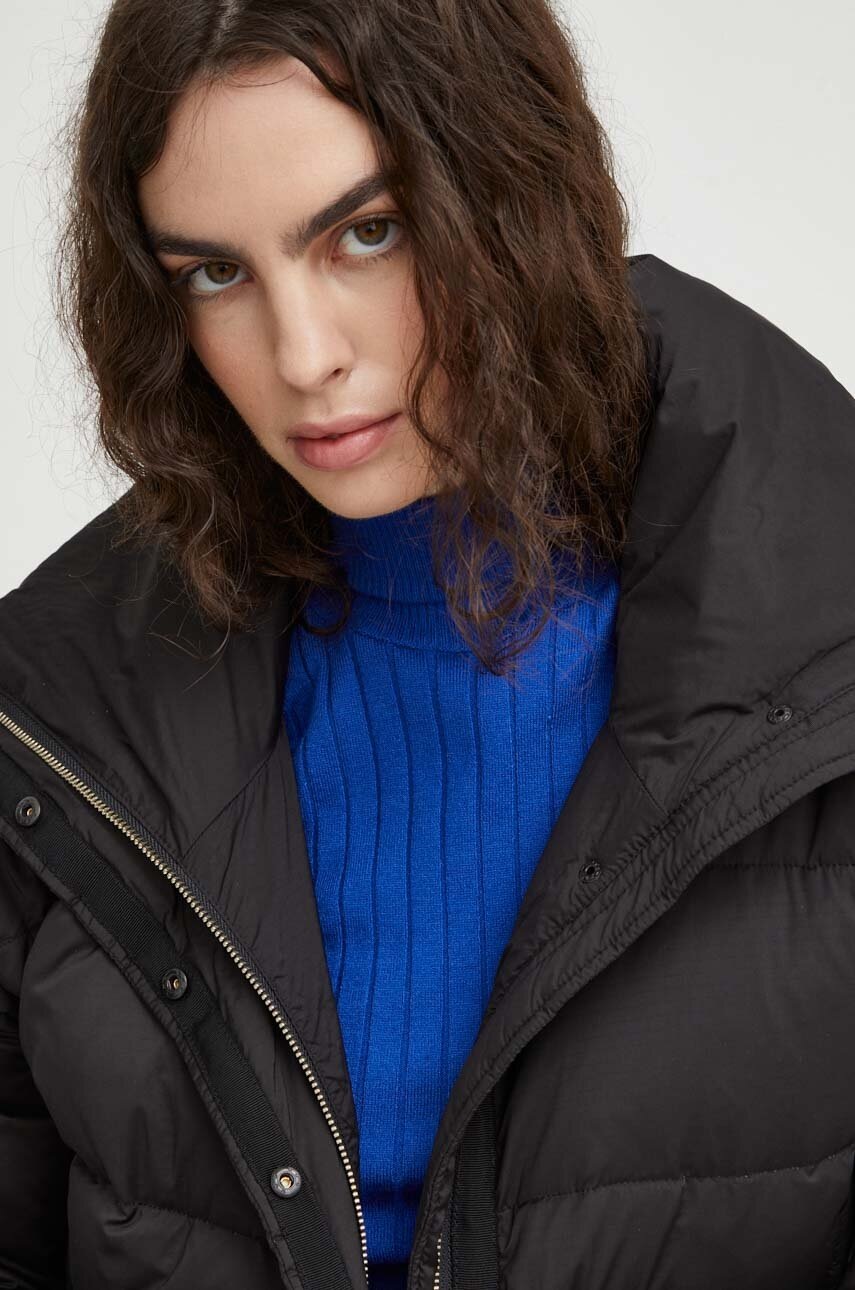 Куртка Herskind жіноча колір чорний зимова oversize 