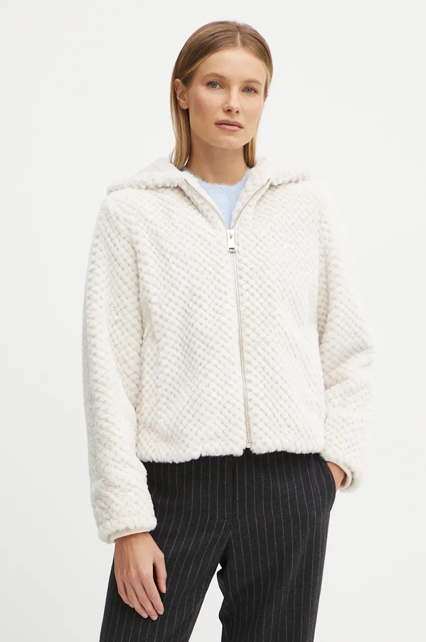 Куртка Guess жіноча колір бежевий перехідна 