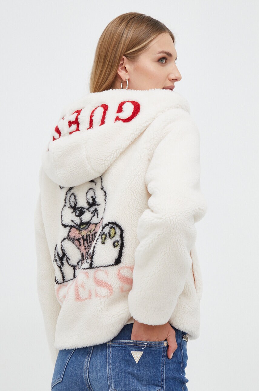 

Суичър Guess Guess x Banksy в бяло, Бял