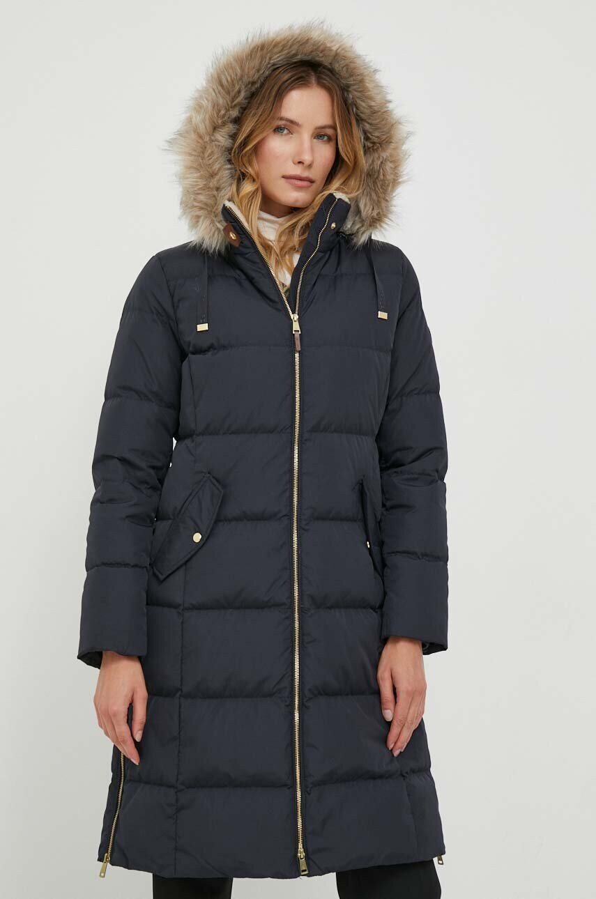 

Пуховая куртка Lauren Ralph Lauren женская цвет синий зимняя