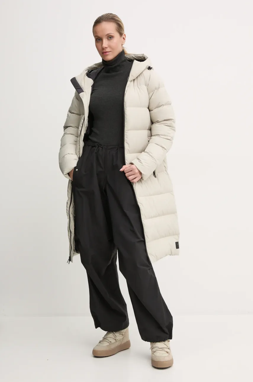 Пуховая куртка Jack Wolfskin Frozen Palace женская цвет серый зимняя 1204133 Пуховая куртка Jack Wolfskin Frozen Palace женская цвет серый зимняя 1204133