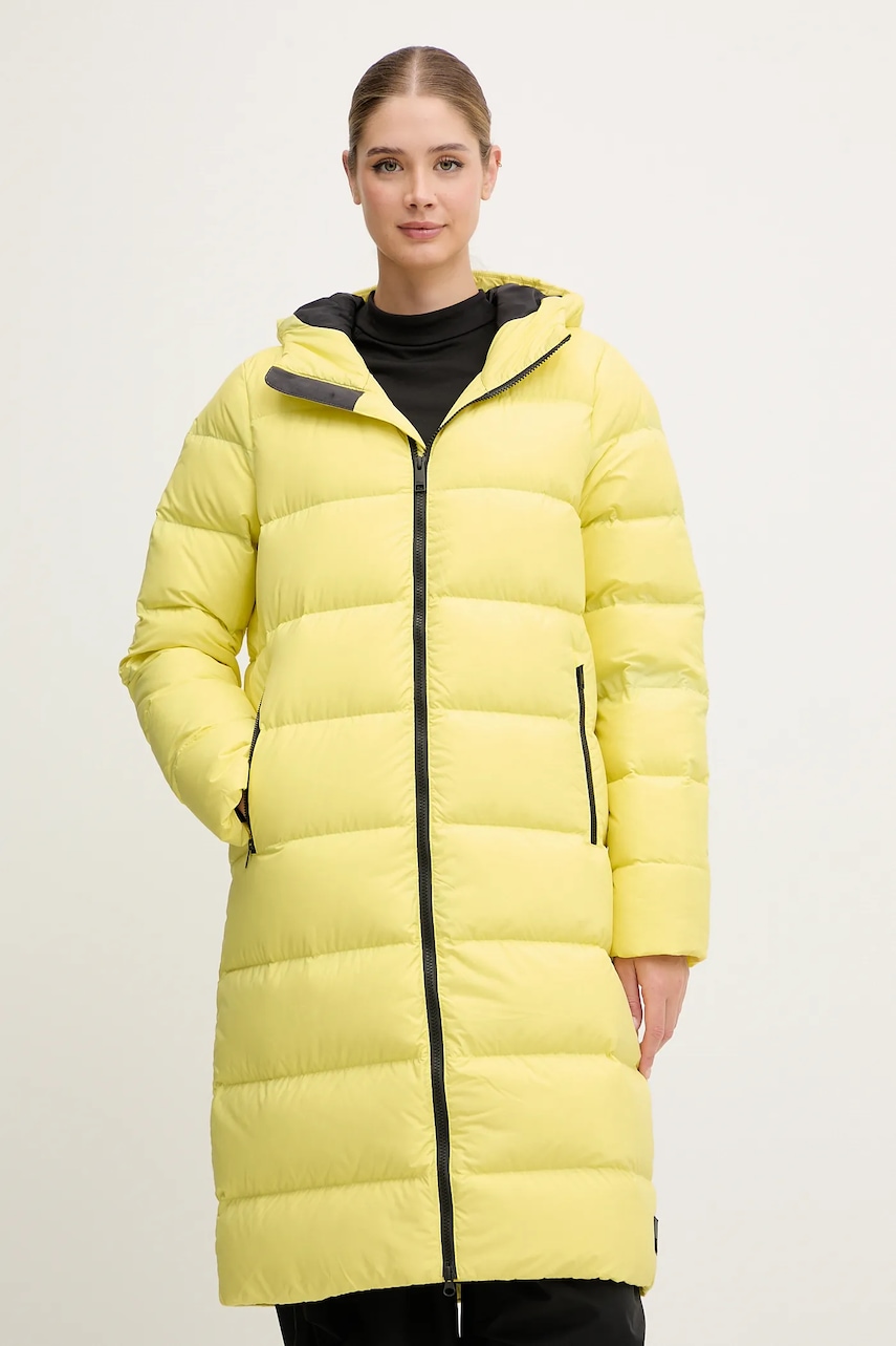 Jack Wolfskin geacă de puf Frozen Palace culoarea gri, 1204133