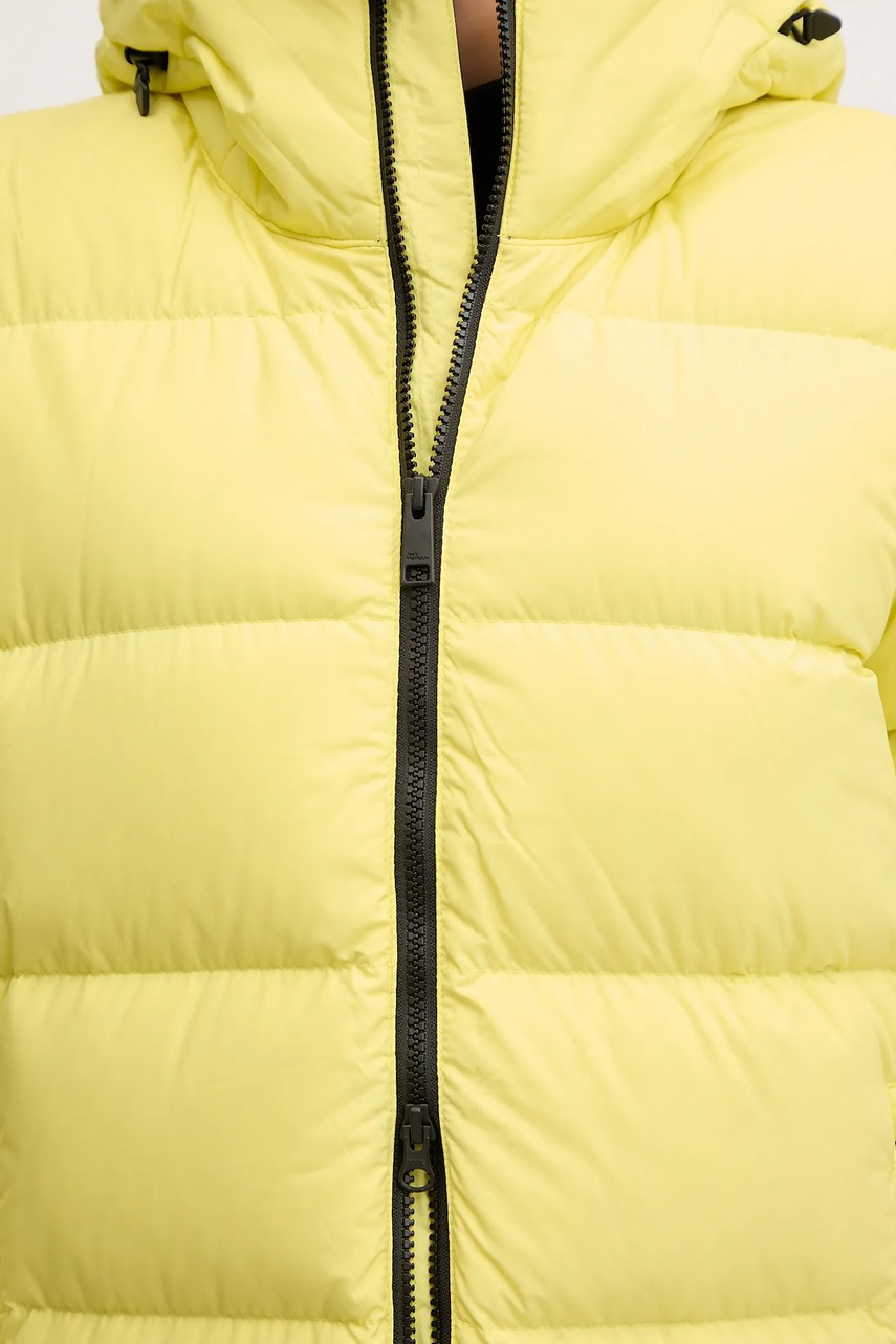 Μπουφάν με επένδυση από πούπουλα Jack Wolfskin Frozen Palace χρώμα: γκρι, 1204133 φωτογραφία