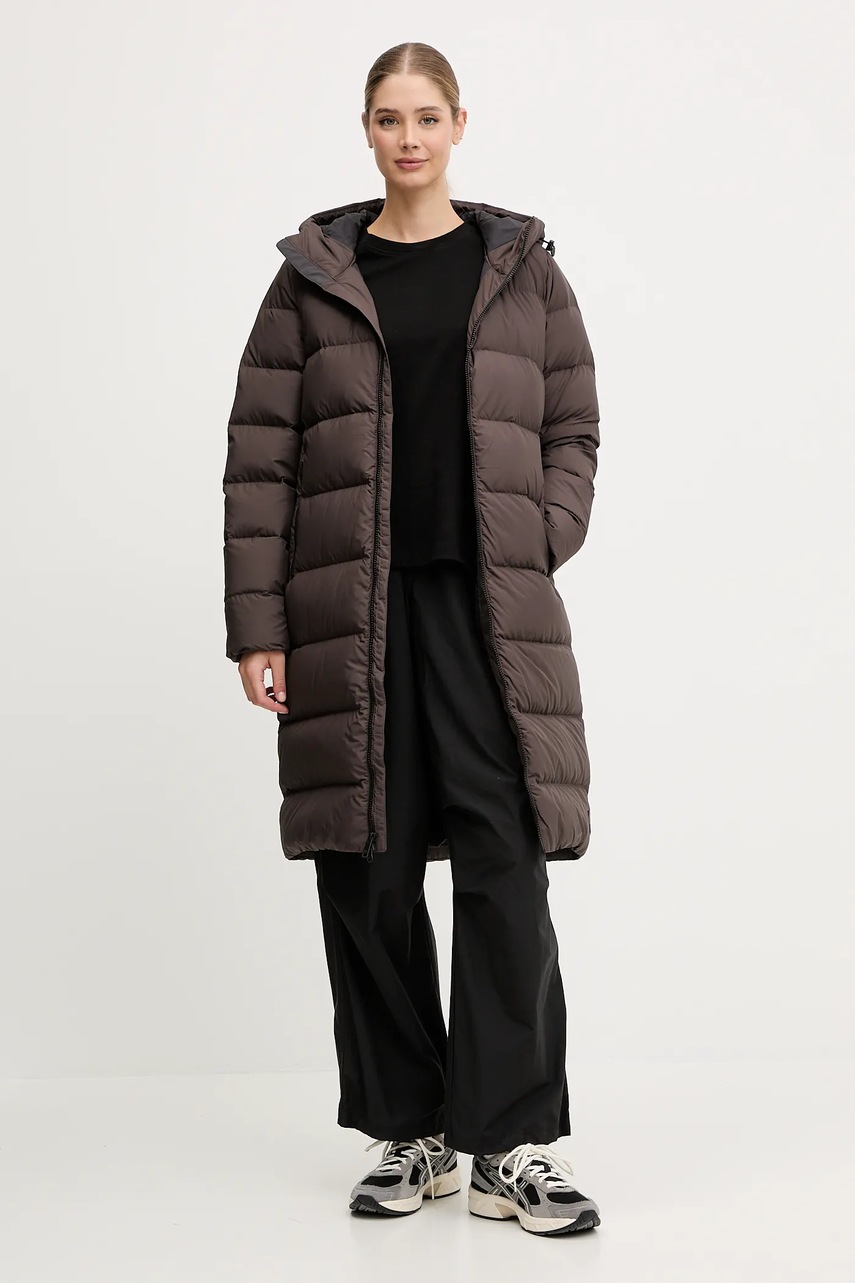 Пуховая куртка Jack Wolfskin Frozen Palace цвет серый  1204133