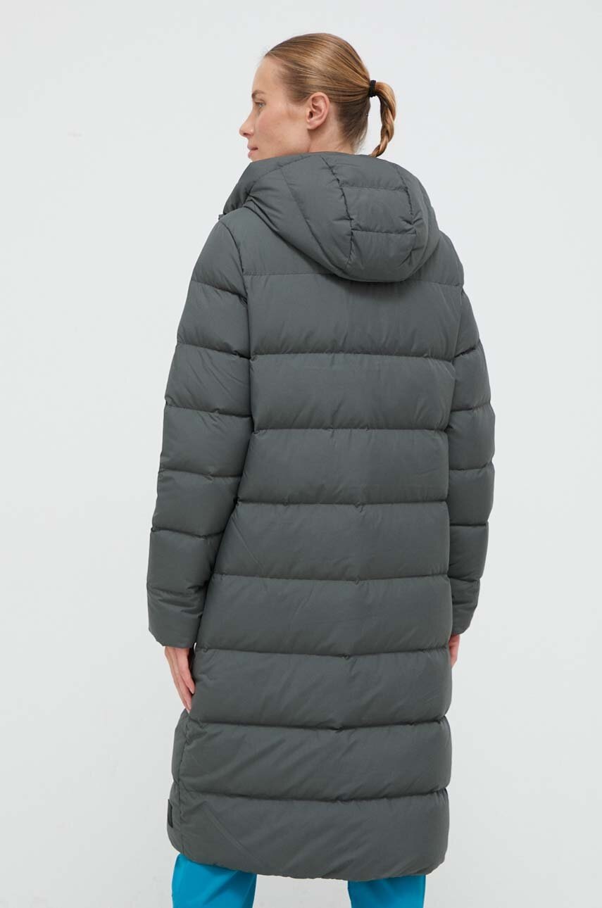 Jack Wolfskin Geaca De Puf Femei, Culoarea Gri, De Iarna