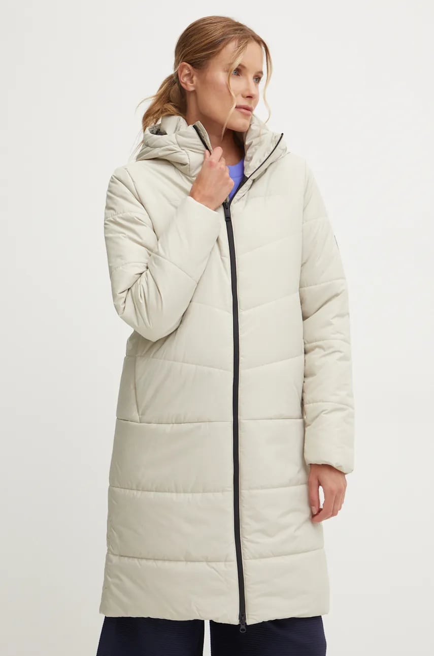 Jack Wolfskin geaca Deutzer femei, culoarea gri, de iarna, 1207501 Jack Wolfskin geaca Deutzer femei, culoarea gri, de iarna, 1207501