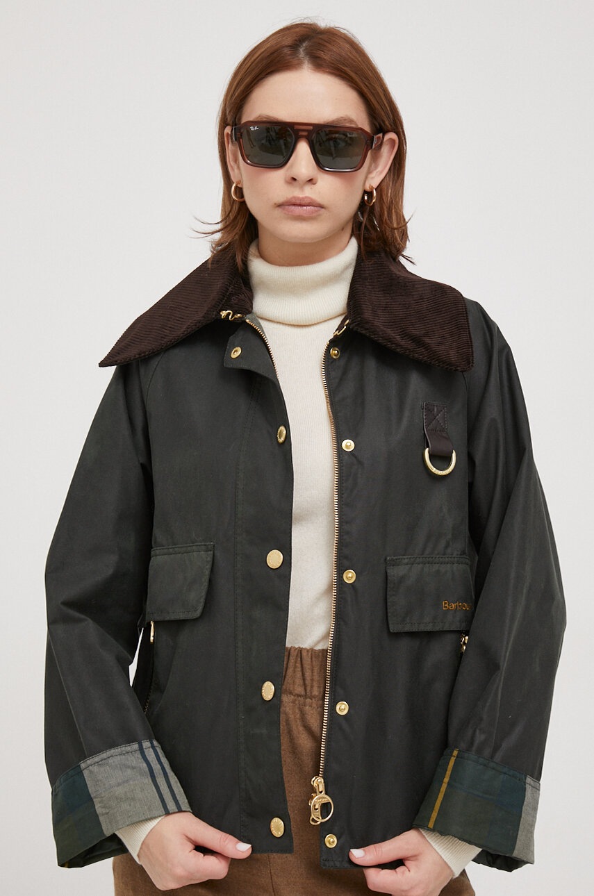 

Яке Barbour в зелено преходен модел, Зелен
