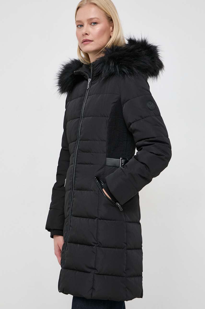 E-shop Péřová bunda Morgan dámská, černá barva, zimní