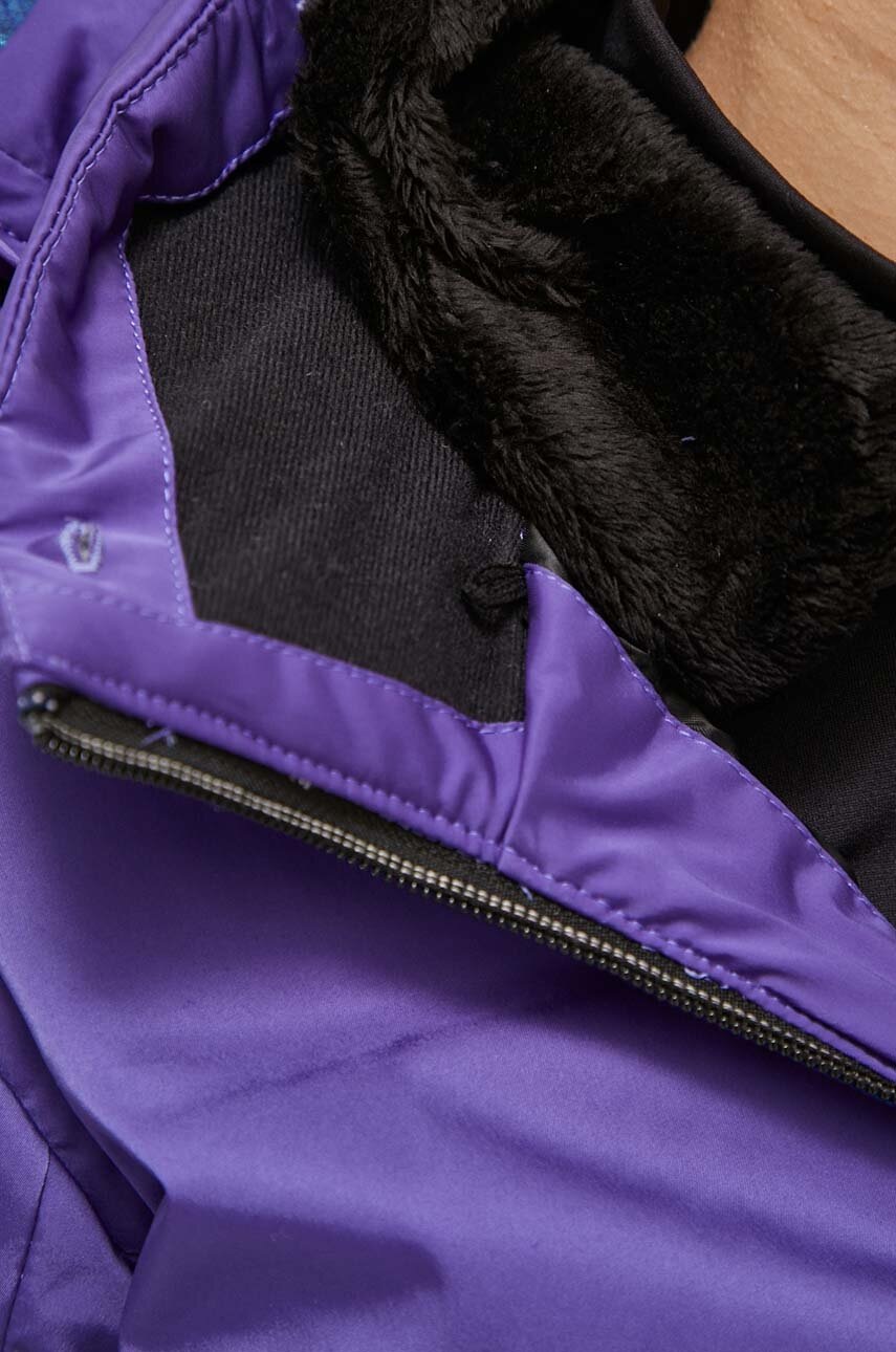 Πουπουλένιο μπουφάν για σκι Descente Luna χρώμα: μοβ φωτογραφία