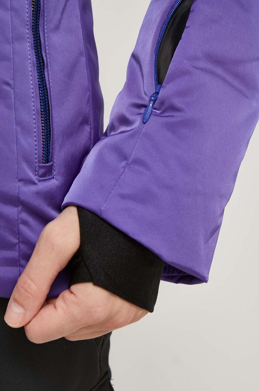 Πουπουλένιο μπουφάν για σκι Descente Luna χρώμα: μοβ φωτογραφία