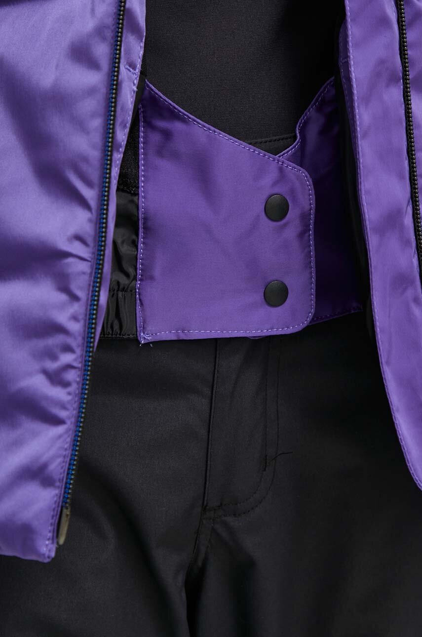 Πουπουλένιο μπουφάν για σκι Descente Luna χρώμα: μοβ φωτογραφία