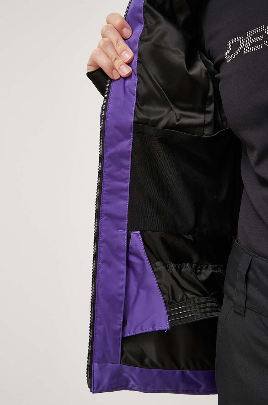 Πουπουλένιο μπουφάν για σκι Descente Luna χρώμα: μοβ φωτογραφία