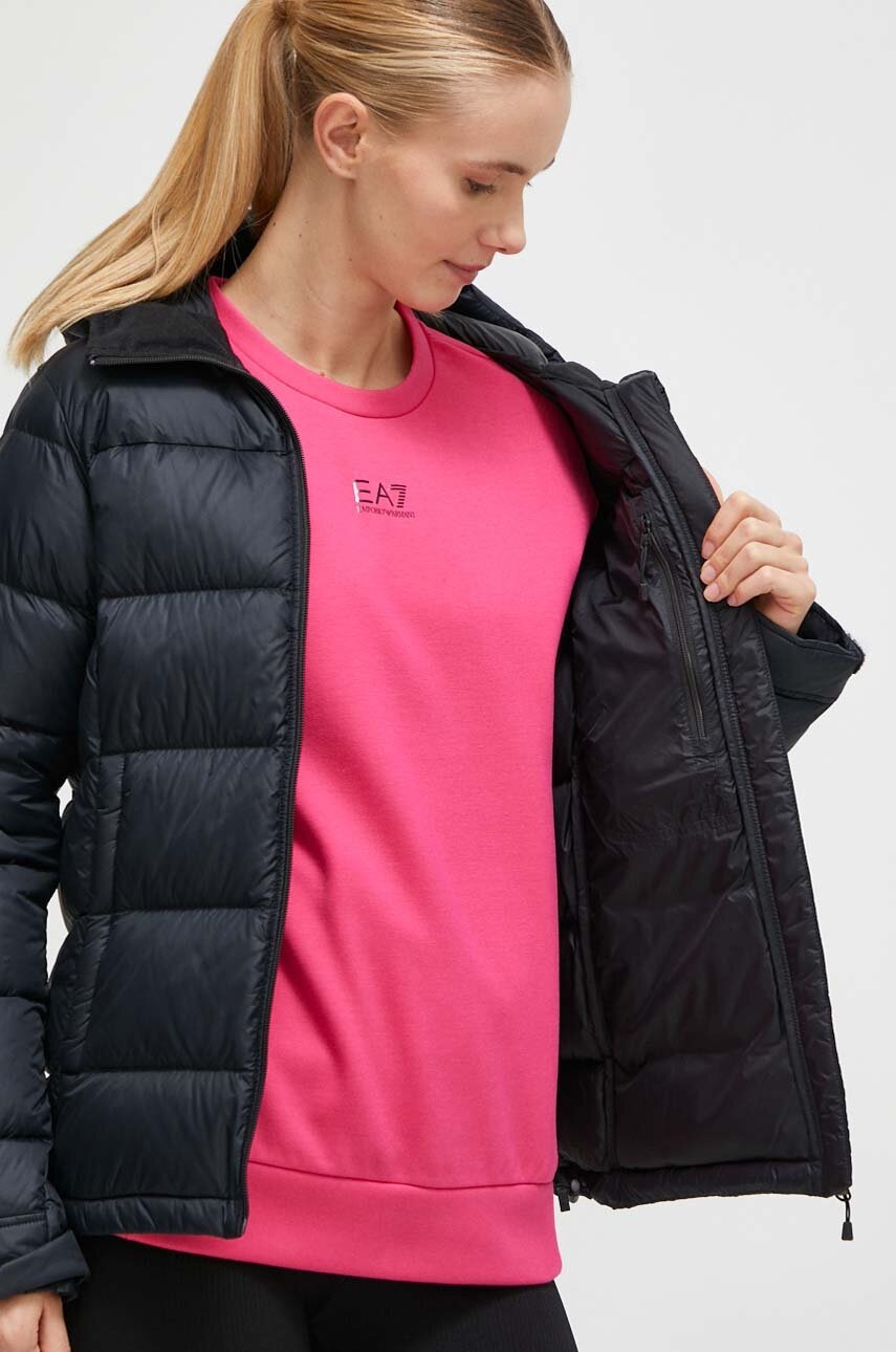 Πουπουλένιο αθλητικό μπουφάν Peak Performance Frost χρώμα: μαύρο φωτογραφία