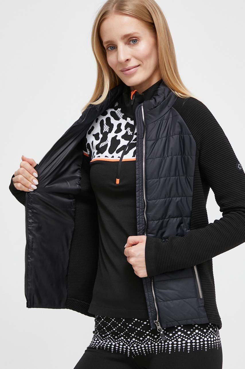 Μπουφάν Newland Aitana χρώμα: μαύρο φωτογραφία