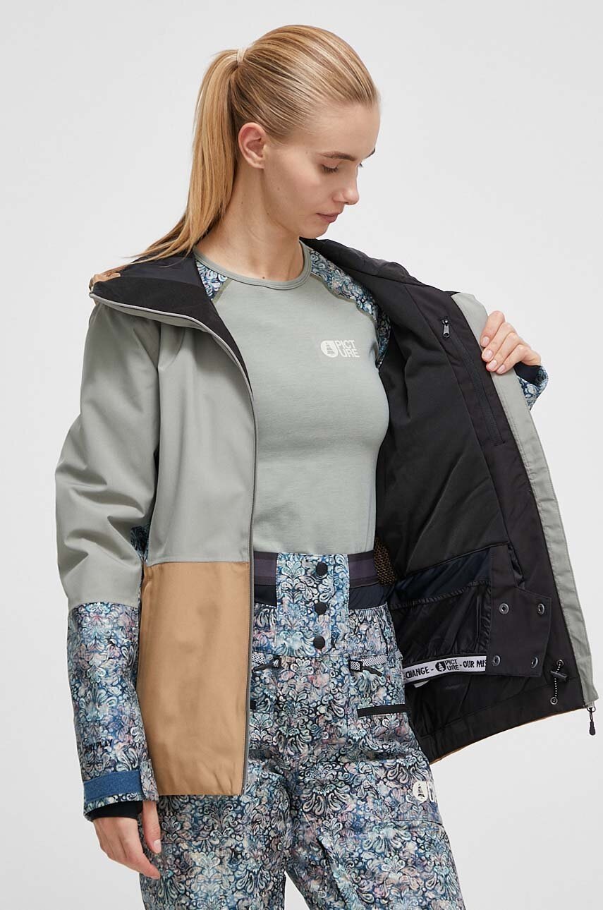 Μπουφάν Picture Seen χρώμα: πράσινο φωτογραφία