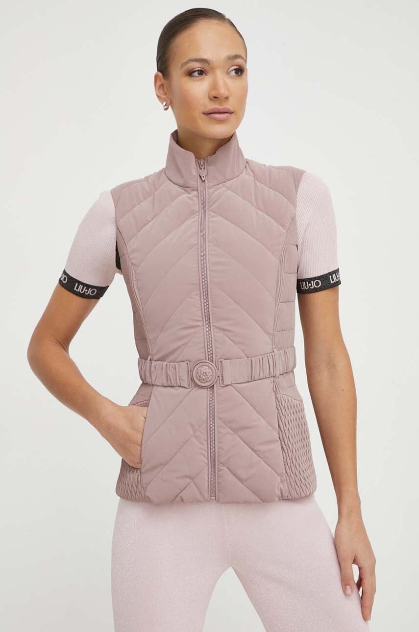 

Безрукавка Guess жіночий колір рожевий перехідний