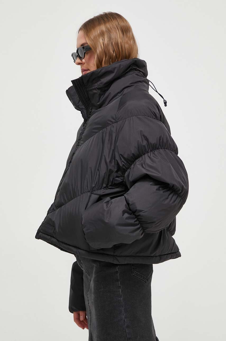 

Куртка Sixth June жіноча колір чорний зимова oversize