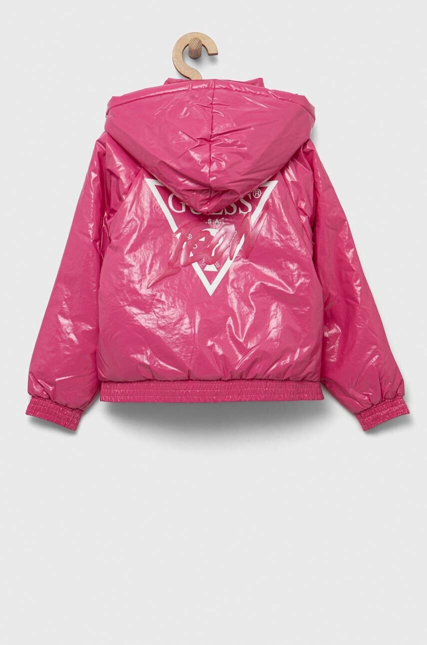 

Дитяча куртка Guess колір рожевий