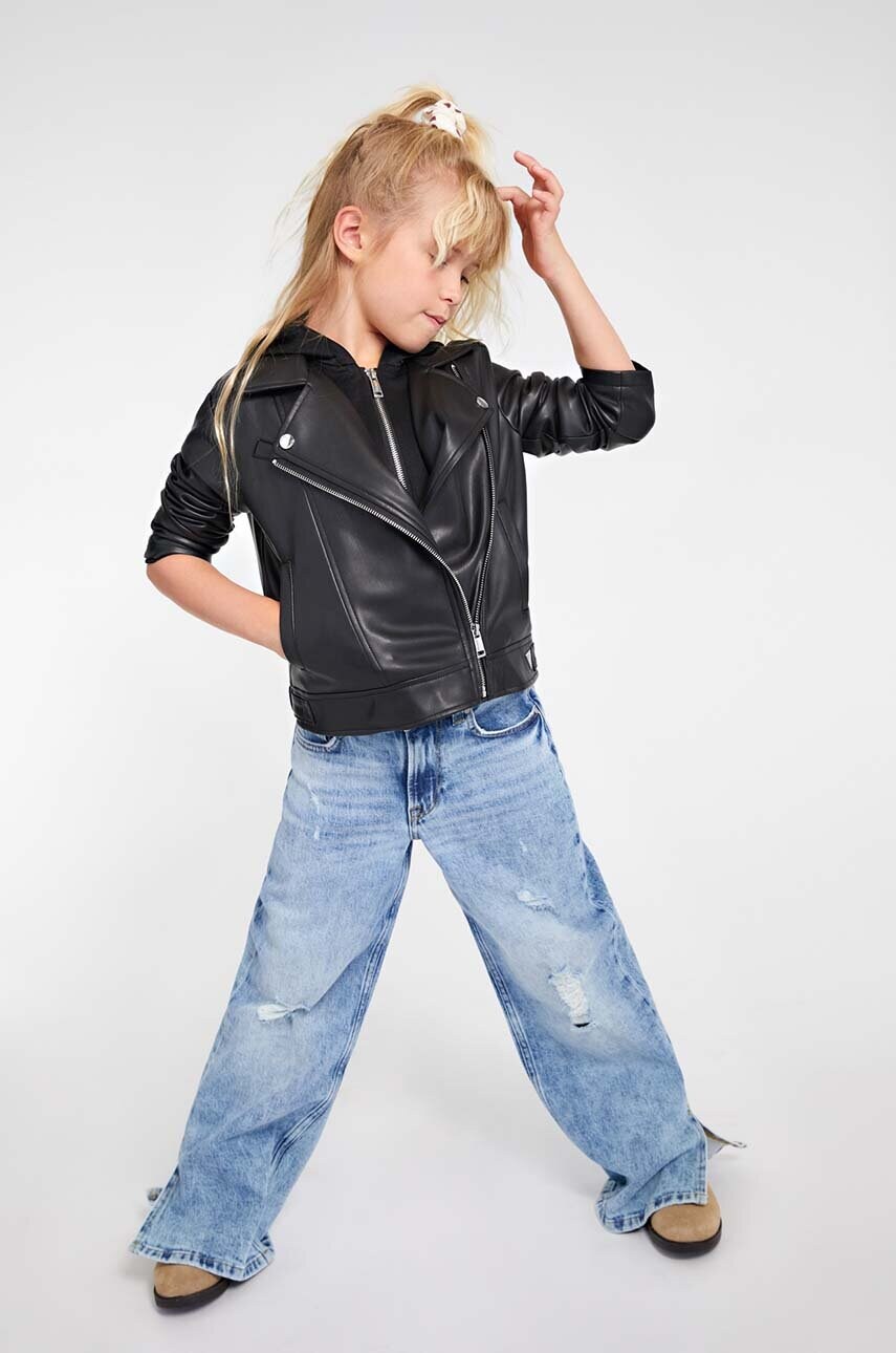 

Дитяча куртка Guess колір чорний
