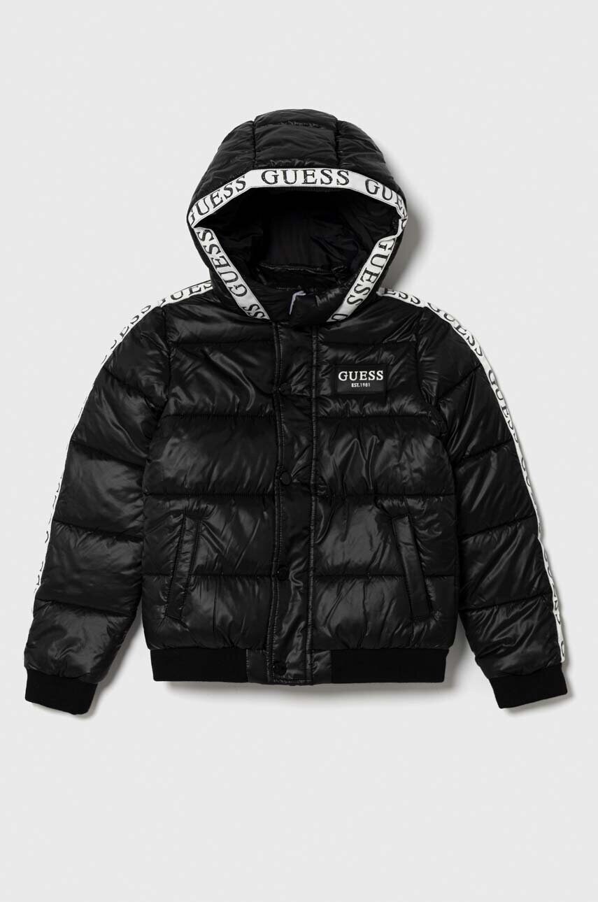 

Дитяча куртка Guess колір чорний