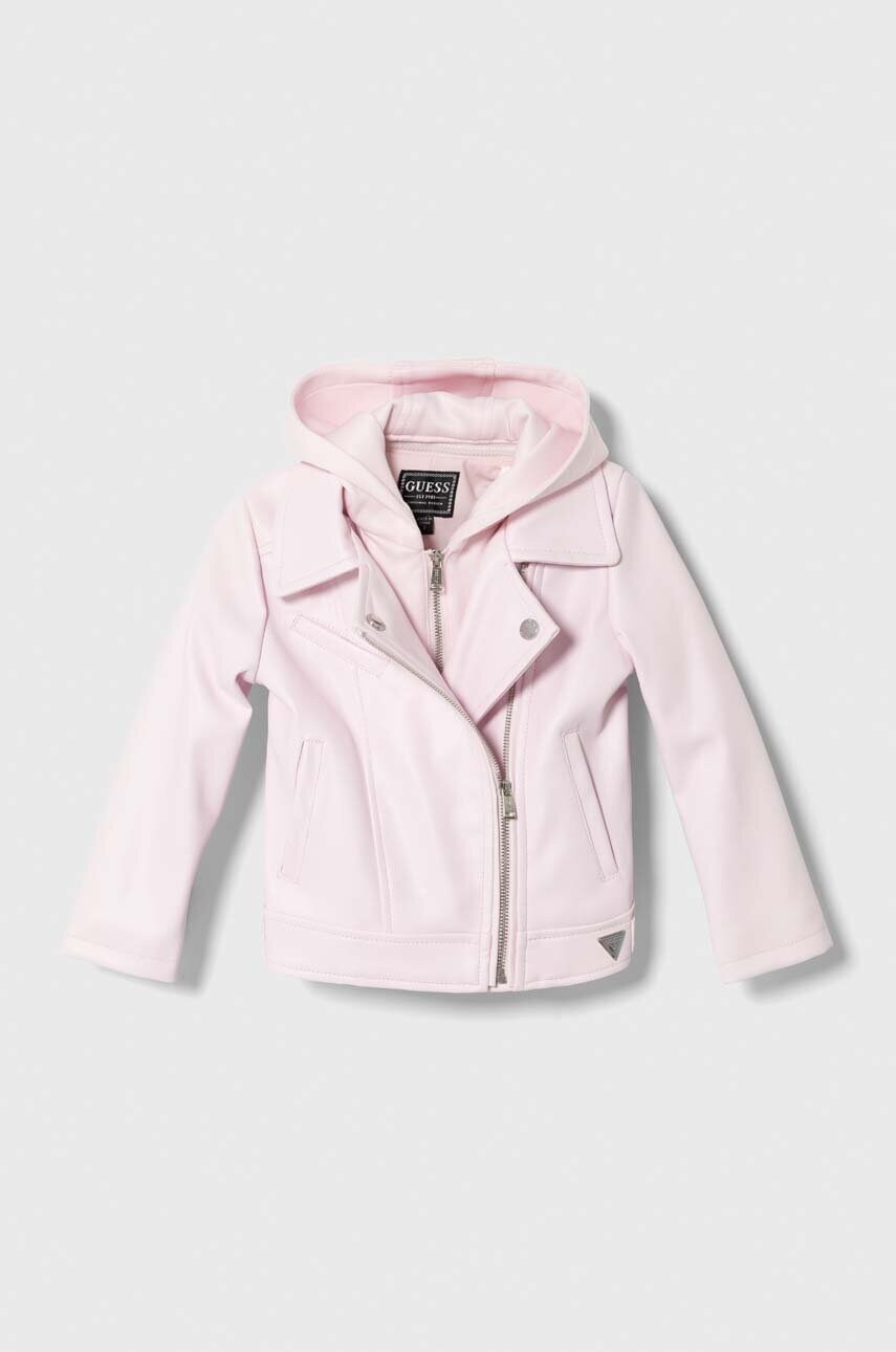 

Детская куртка Guess цвет розовый
