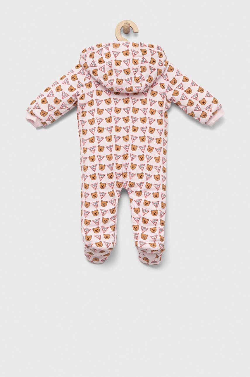 Детский комбинезон из хлопка Guess цвет розовый в Черкассах Детский комбинезон из хлопка Guess цвет розовый в Черкассах