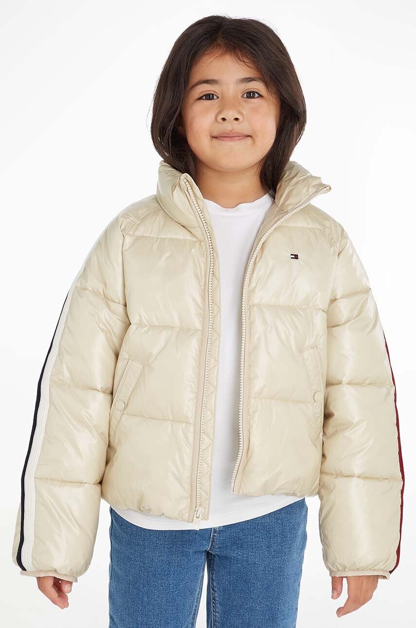 

Детско яке Tommy Hilfiger в бежово, Бежов