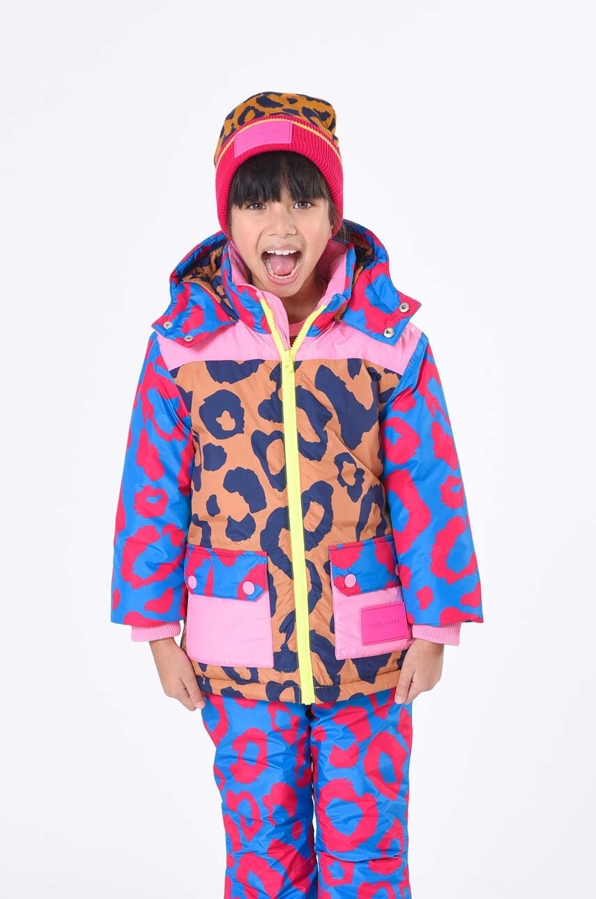 

Дитяча куртка Marc Jacobs колір рожевий