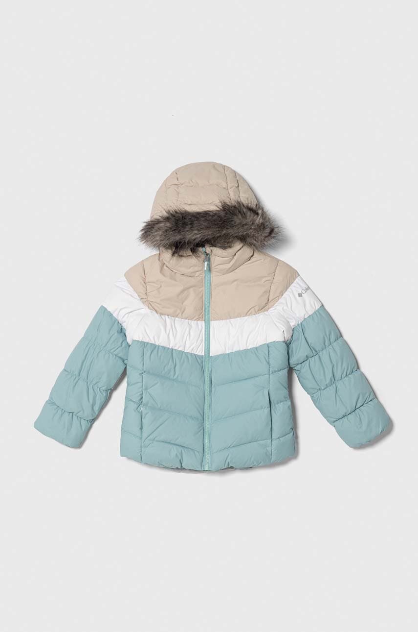 Levně Dětská bunda Columbia G Arctic Blast II Jacket tyrkysová barva