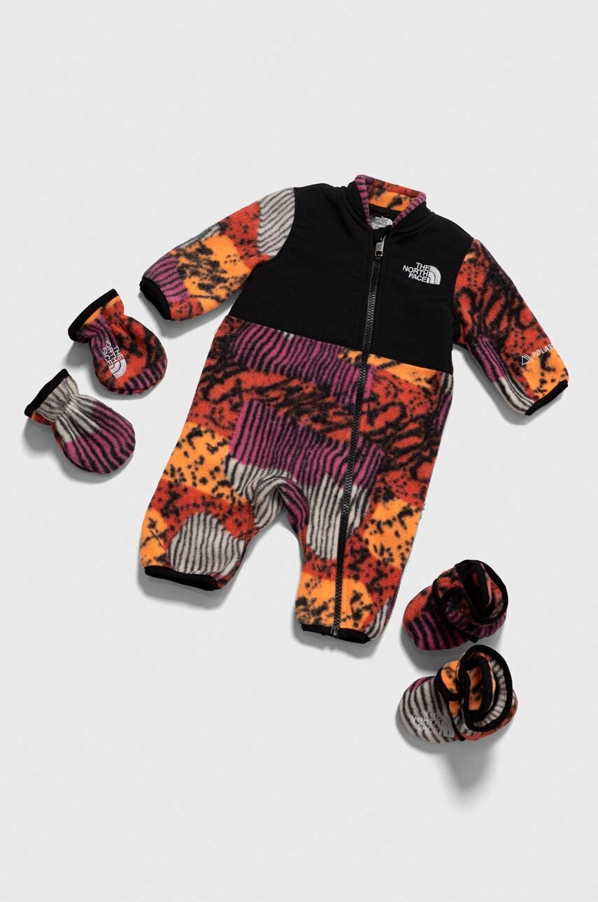 Комбинезон для младенцев The North Face DENALI ONE PIECE SET цвет оранжевый Комбинезон для младенцев The North Face DENALI ONE PIECE SET цвет оранжевый