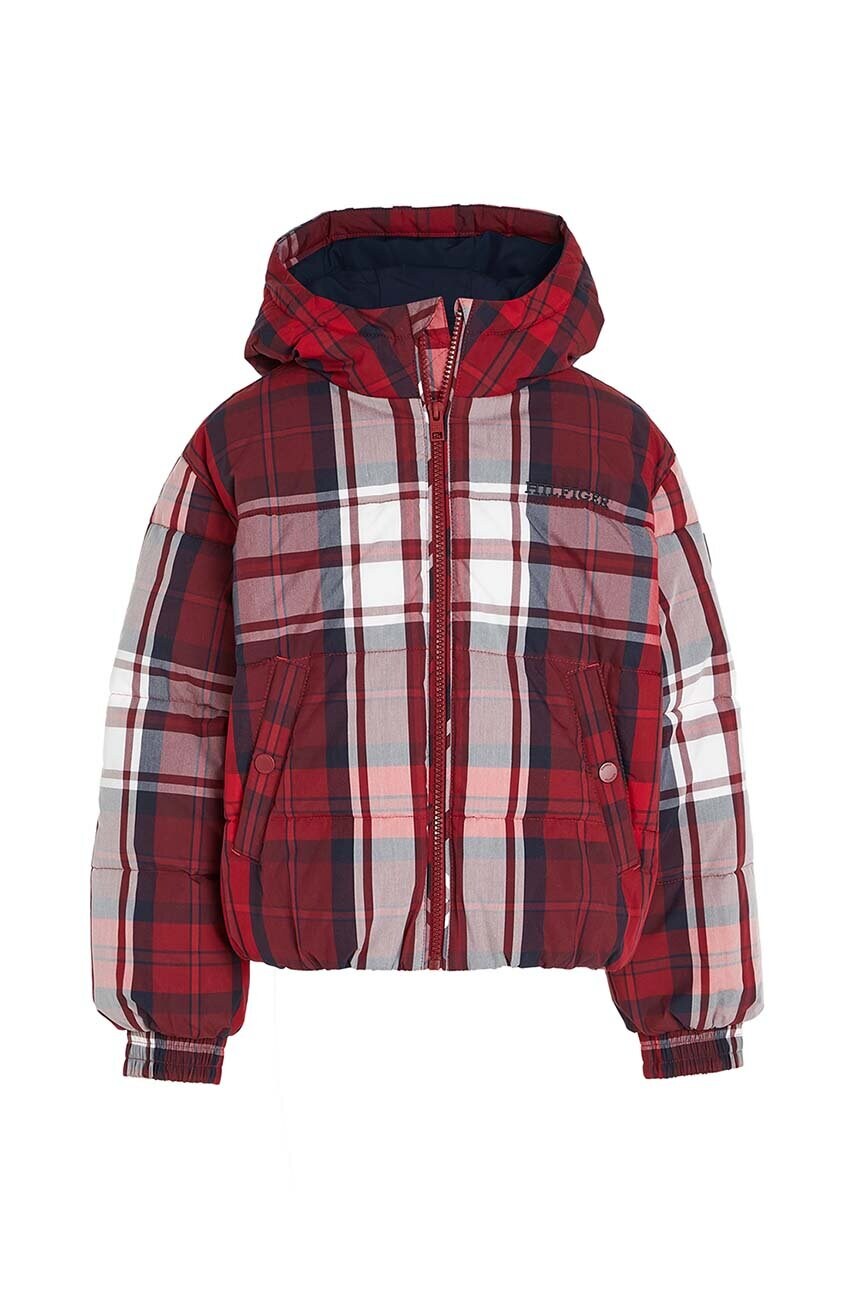 

Детская куртка Tommy Hilfiger цвет бордовый