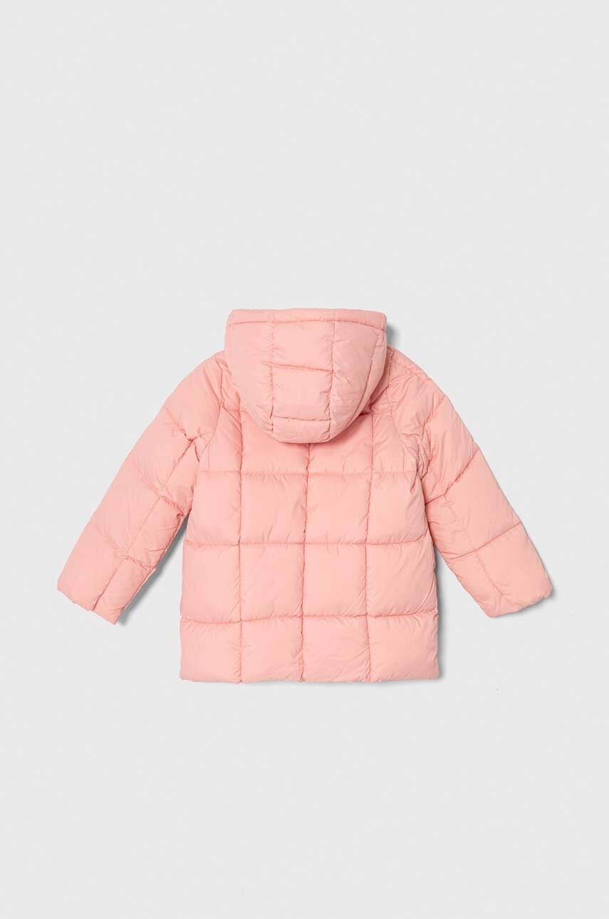 Детская куртка United Colors of Benetton цвет оранжевый