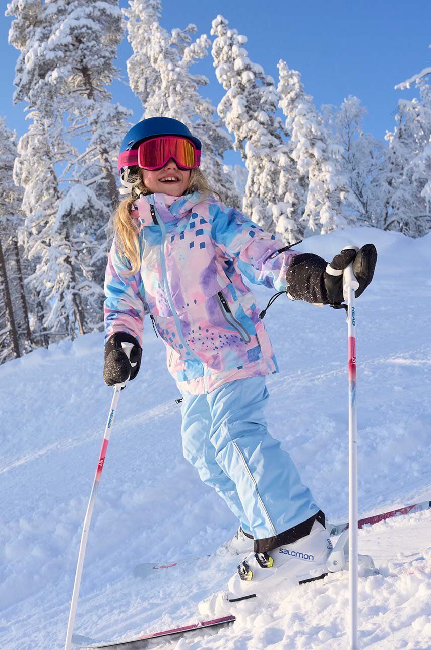 E-shop Dětská lyžařská bunda Reima Posio růžová barva