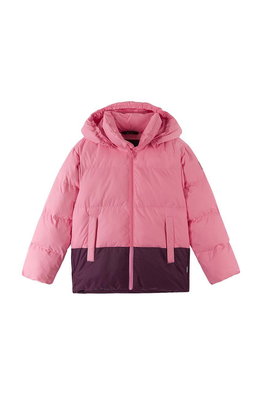 Dětská bunda Reima Teisko růžová barva - růžová - Hlavní materiál: 50 % Recyklovaný polyester