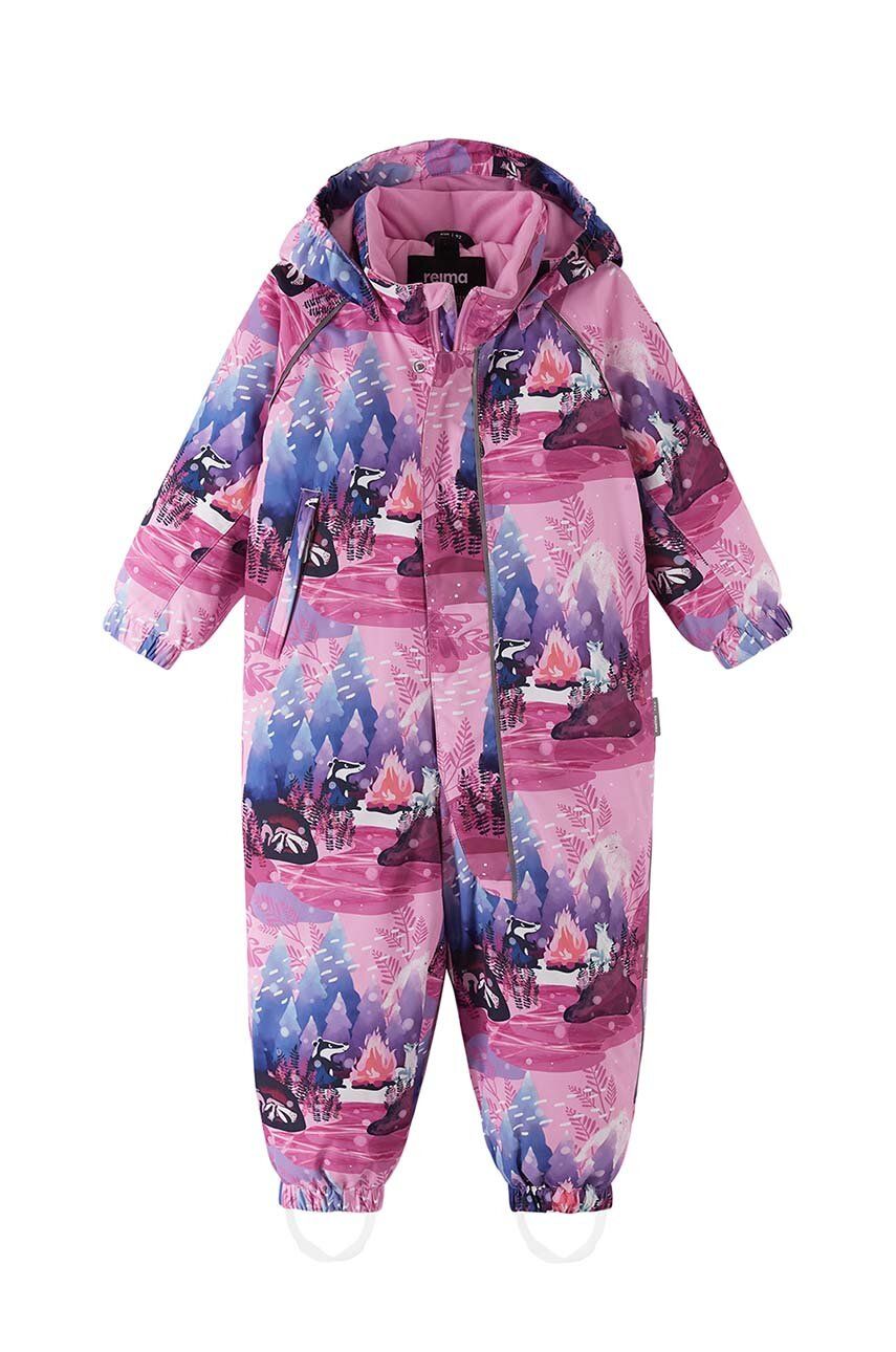 Детский зимний комбинезон Reima Langnes цвет розовый Детский зимний комбинезон Reima Langnes цвет розовый