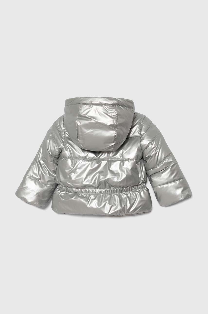 Дитяча куртка United Colors of Benetton колір срібний в Києві Дитяча куртка United Colors of Benetton колір срібний в Києві